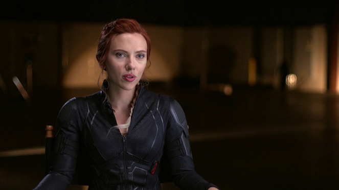 Dreharbeiten 1 - Scarlett Johansson, Kevin Feige, Cate Shortland