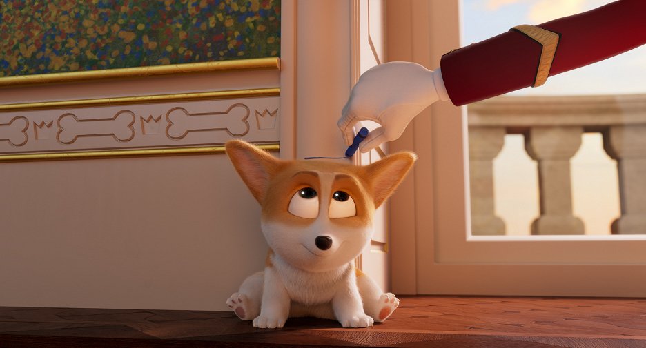 Animovaný kluk s kapesnikem a pes