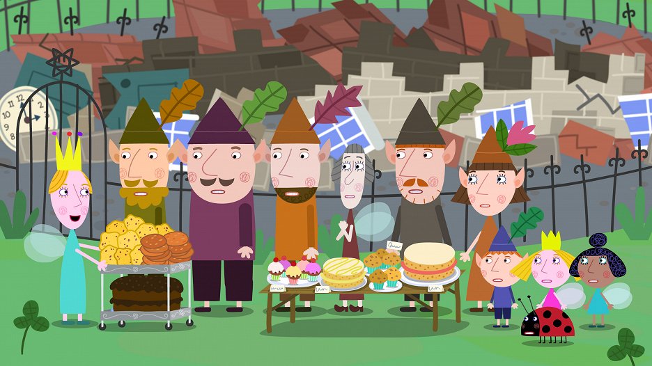 Maličké království Bena a Holly - The Queen Bakes Cakes (S02E36) (2012