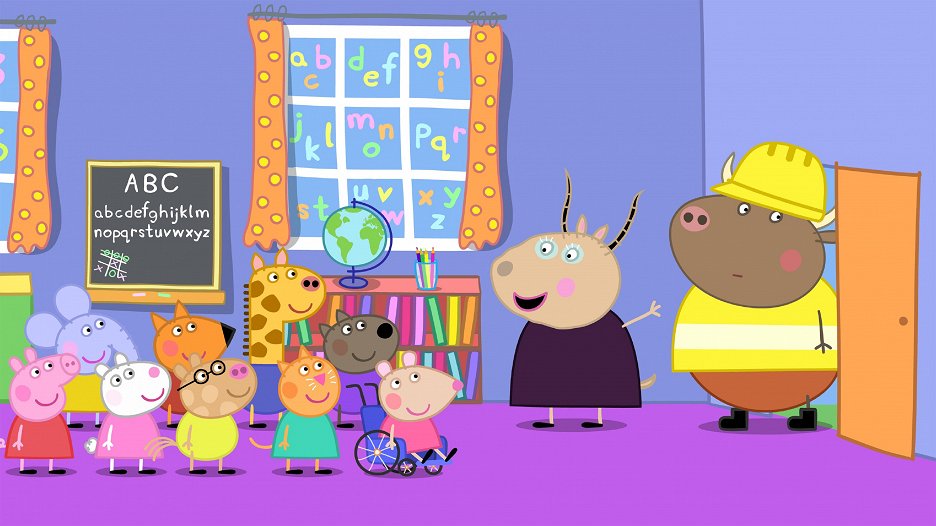 Prasátko Peppa - Mr Bull the Teacher (S06E43) (2020) | ČSFD.cz