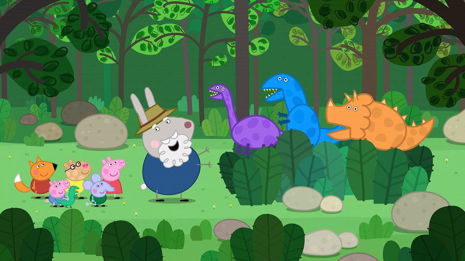 Prasátko Peppa - Grampy Rabbit's Dinosaur Park (S04E16) (2011) | ČSFD.cz