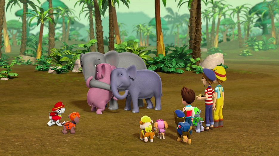 PAW Patrol - Pups Save an Elephant Family / Pups and the Mischievous ...