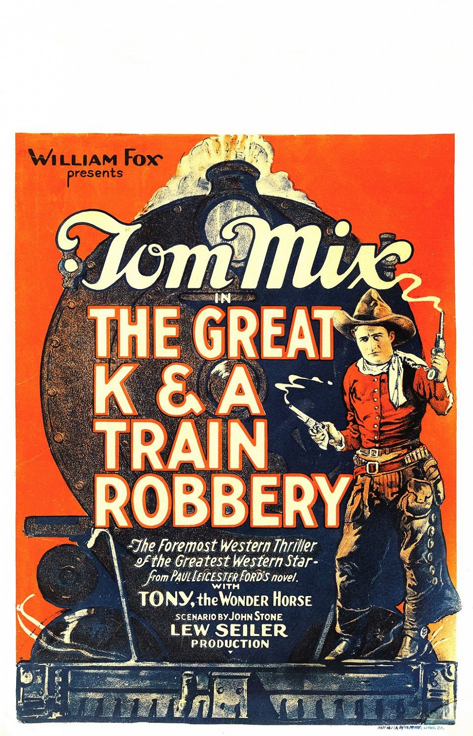 1926 Train The Great K & A Train Robbery (1926) | ČSFD.cz