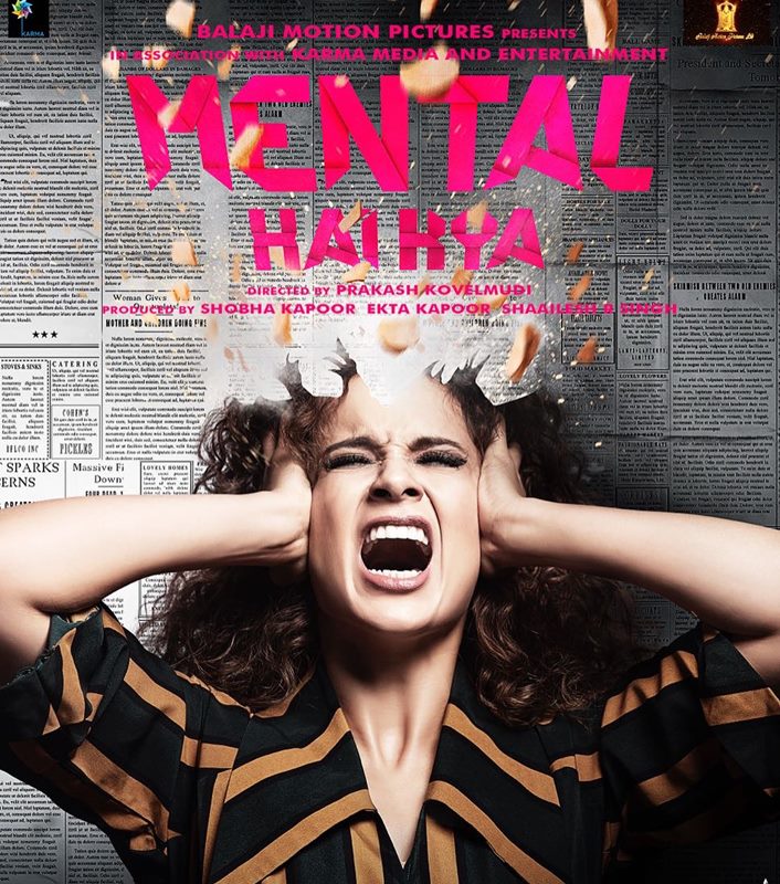 “Judgementall Hai Kya” Original Quad Poster - Film Poster - Movie Poster main image 0