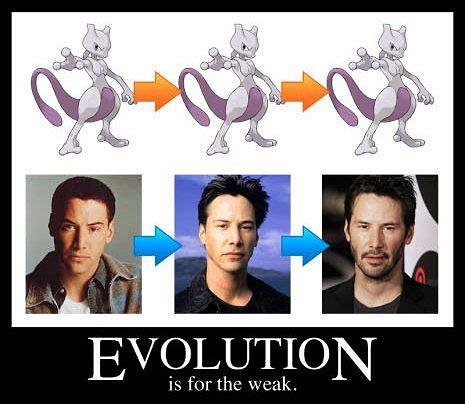 Keanu Reeves Pokemon Evolution