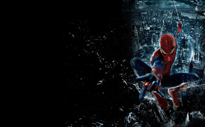 Spider-man pozadí na plochu