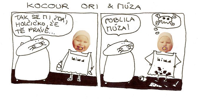 Kocour Ori & múza