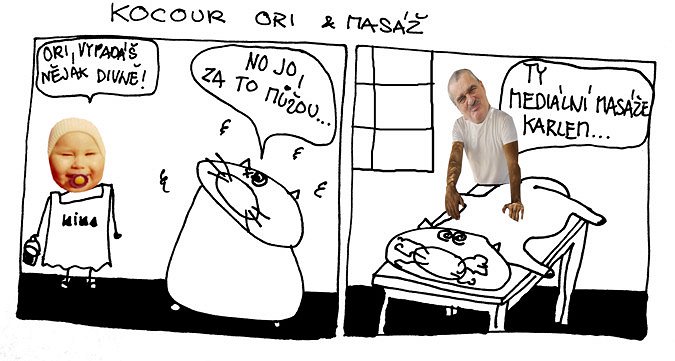 Kocour Ori & masáž