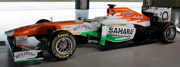 F1 2013- Force India představila nový monopost zatím jen s DiRestou!