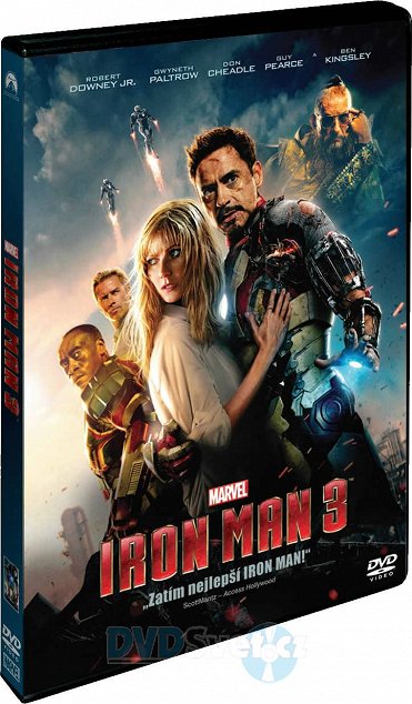 Iron Man 3 (2013) - origální DVD !