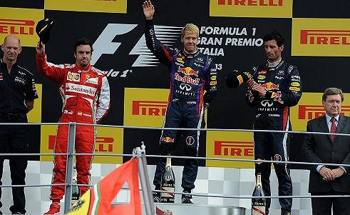 F1 2013 GP ITALIE- VÝSLEDKY!