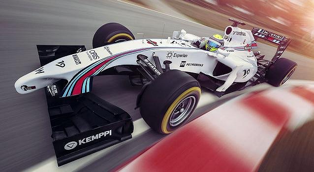 F1 2014 Willams FW36 v nových barvách a sponzorem!