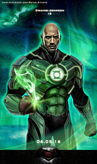 Dwayne - The Rock - Green Lantern???