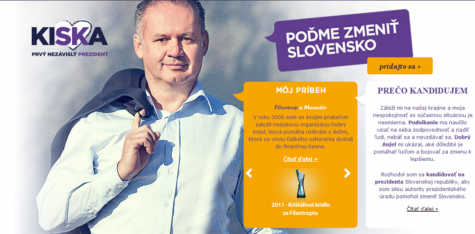 Náš nový prezident Andrej Kiska