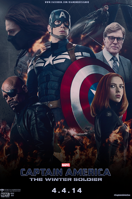 Hodnocení č. 2000 - padlo na tento film :) Captain America: The Winter Soldier - 18.4. 2014 Cinema City, Slovanský Dům - 13:40