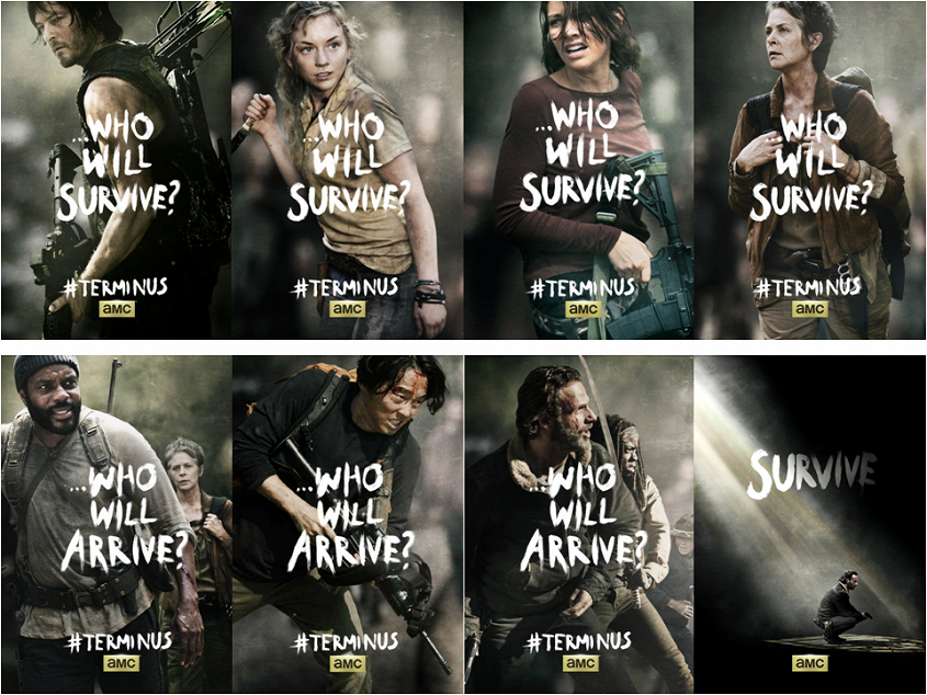 The Walking Dead (Živí mrtví) posters k 4. sérii