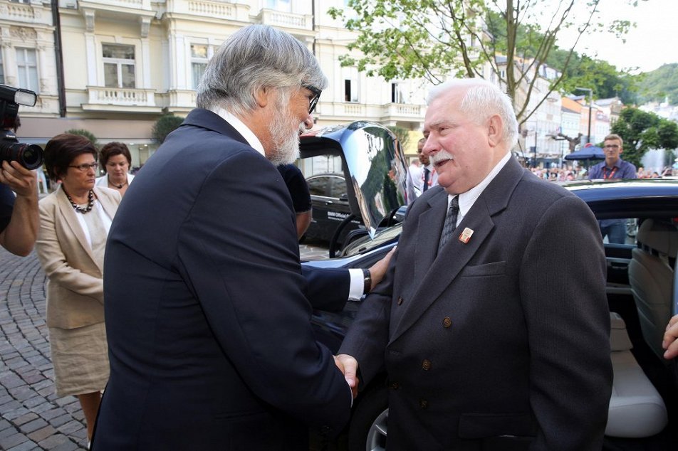 Lech Wałęsa dorazil do Varů