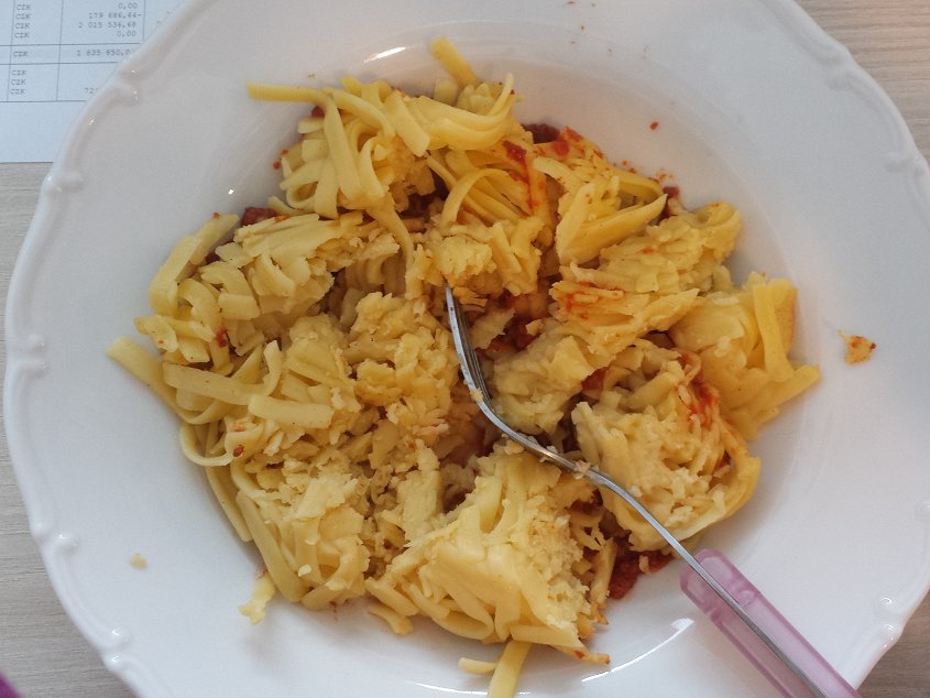 Boloňské (předloňské) špagety podle Lin