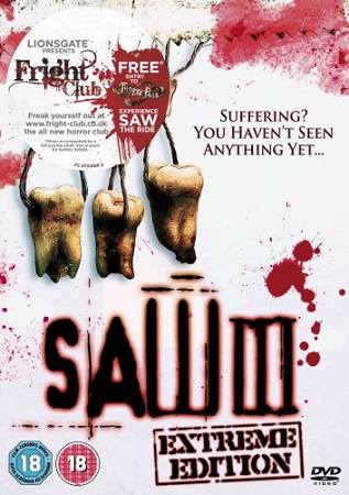 SAW 3 (Extreme Edition) (ENG) (2007) DVD