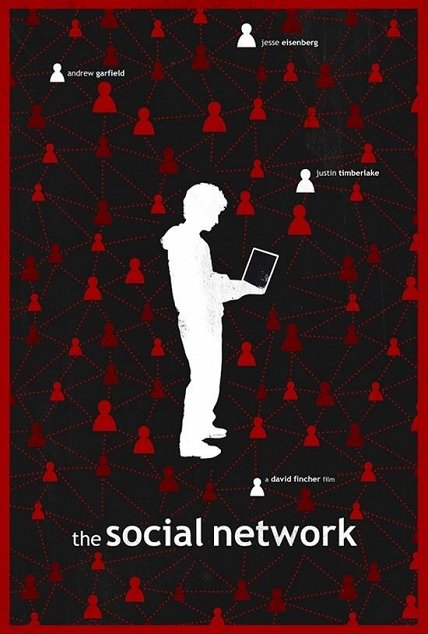 Černá, červená, bílá - The Social Network