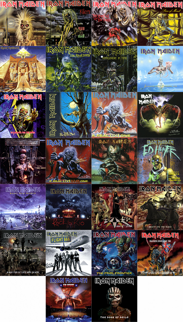 Iron Maiden - Diskografie (1980-2015)