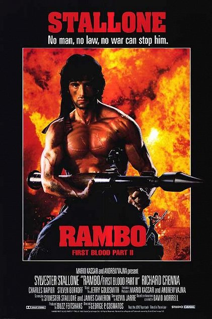 Rambo 2 plakat