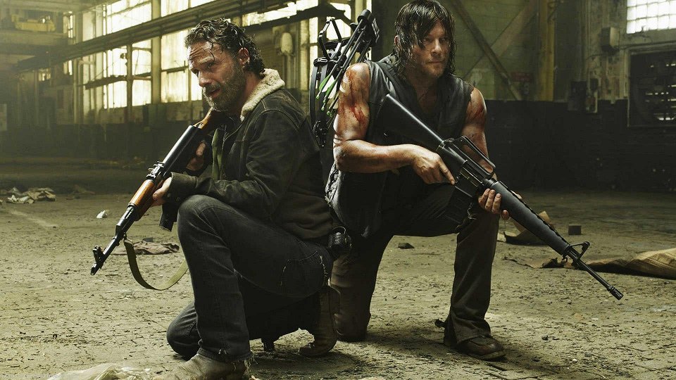 Rick Grimes and Daryl Dixon