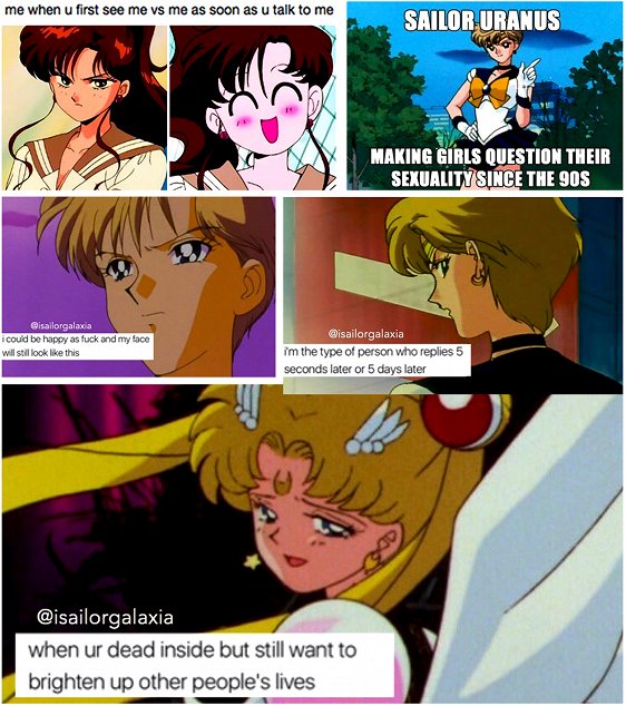 Sailor Moon Texts