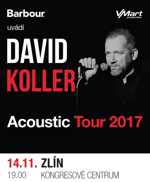Koncert: David Koller Acoustic Tour 2017 (14.11.2017 - Kongresové centrum)