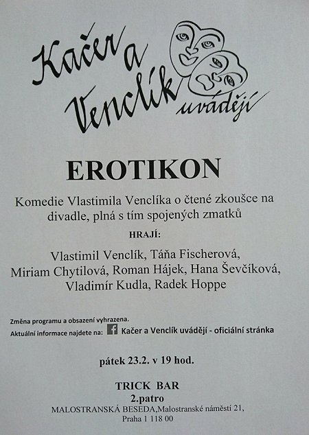 Venclík / Kačer - Erotikon