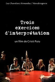 Trois exercices d'interprétation [Three Exercises of Interpretation] (2013)
