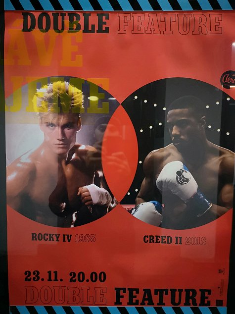 Double feature Rocky IV a Creed II v Aeru