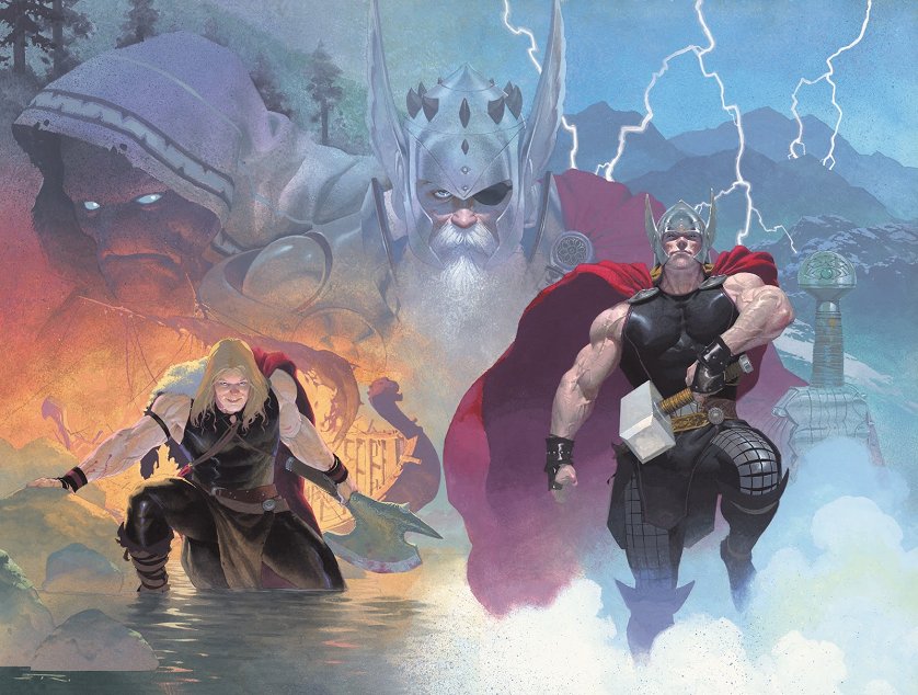 Thor ve třech časových období