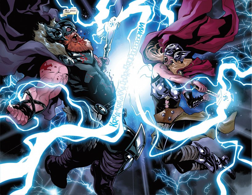Mighty Thor vs War Thor