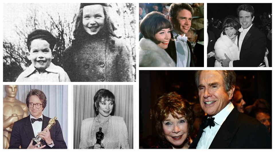 1. Slavní sourozenci - Shirley MacLaine a Warren Beatty