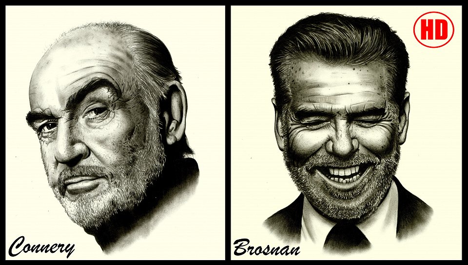 Sean Connery & Pierce Brosnan