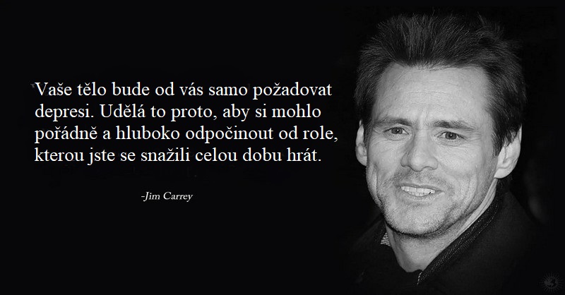 Jim Carrey versus deprese