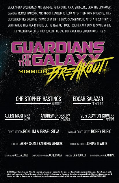 Guardians of the Galaxy Mission Breakout