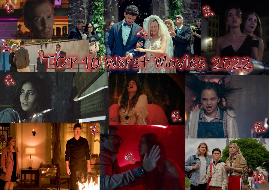 TOP 20 - Najhoršie filmy roku 2022