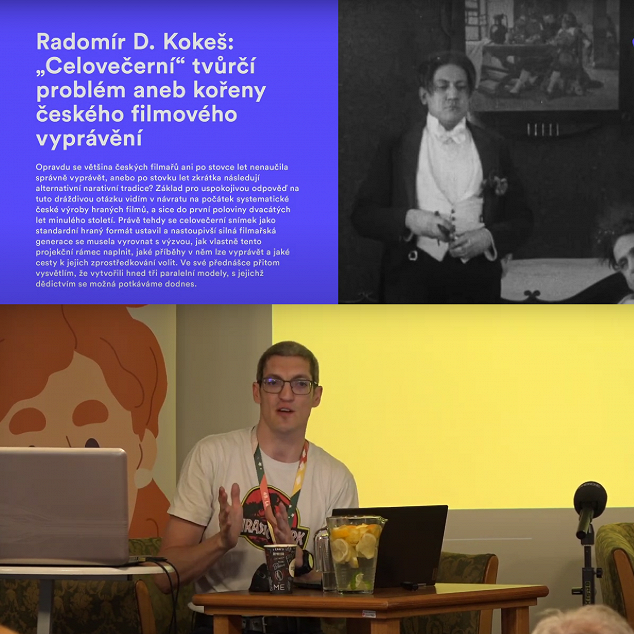 Záznam mé přednášky o kořenech (české) filmařiny tváří tvář výzvě celovečerního vyprávění