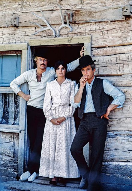 Butch Cassidy a Sundance Kid - Robert Redford, Katharine Ross and Paul Newman