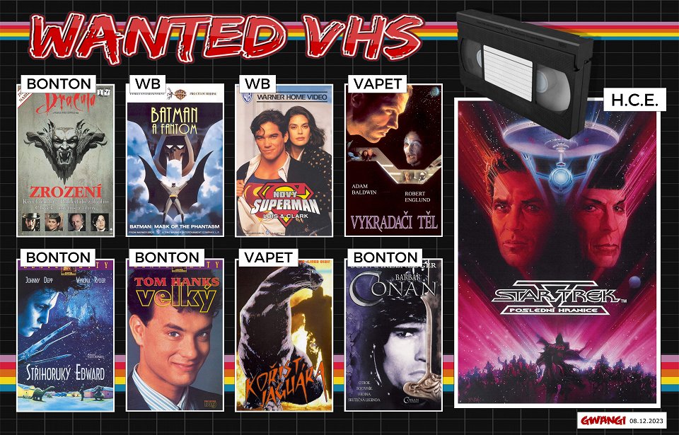 WANTED VHS