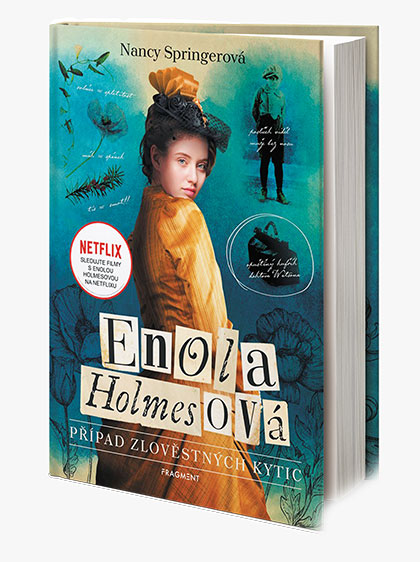 ... o knihu Enola Holmesová – Případ zlověstných kytic